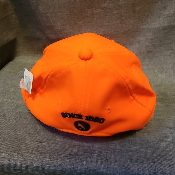Gander Mountain Since 1960 Embroidered Logo Blazed Orange Snapback Hat - Picture 3 of 8